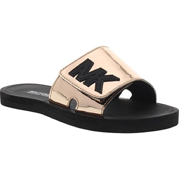 girls michael kors slides